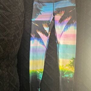 Victoria's Secret Multicolor Tropical Leggings